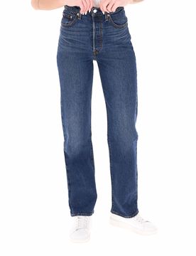 Jeans straight leg LEVI'S BLU 25