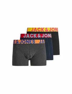 Calzoncillos paquete de 3 JACCRAZY negro M - Jack & jones - FashionsVida