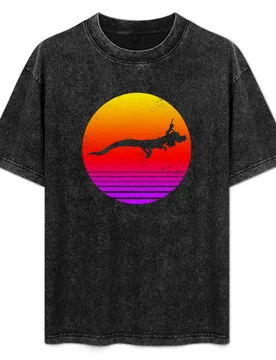 S Luck Dragon T-Shirt Retro Style Print Casual Top - Aliexpress - FashionsVida
