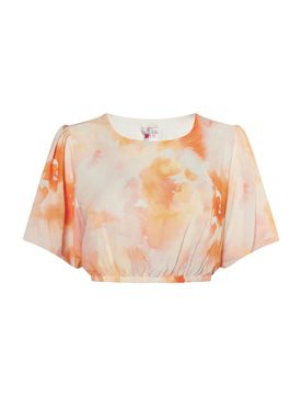 IZIA Blusa naranja / offwhite