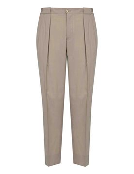 Pantaloni Portobellos In Fresco Lana Kaki