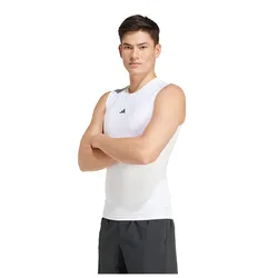T-shirt Sans Manches Techfit Compression Training White M