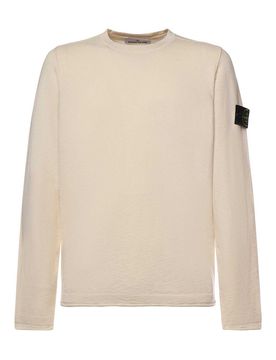 Maglia In Cotone E Nylon Con Logo