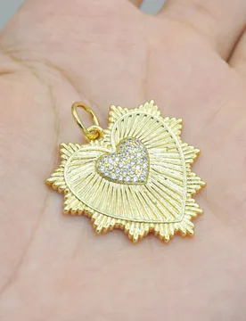 Pcs Point Invisible Setting Pendant For Her Gold Color Clear Cubic Zirconia Copper Jewelry Special Gift - Aliexpress - FashionsVida