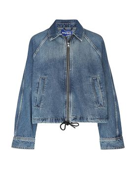 HUGO Jeansjacke GRADY_B blau M damen