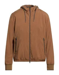 Jacke & Anorak Herren Hellbraun 50 Herren