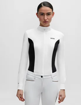 Equestrian Damen Turnierbluse EMMA sky captain S - BOSS - FashionsVida