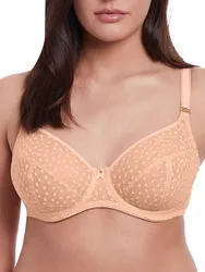 Womens Starlight Side Support Bra - Beige Polyamide - Size 38g