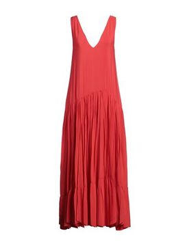Vestido largo Mujer Rojo tomate 34,36,38 Mujer