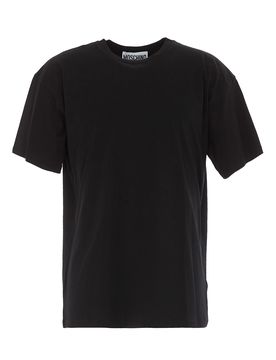 T-shirt con maxi stampa logo dietro