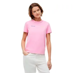 Maglietta A Maniche Corte Dw0dw22905 Pink Daisy M