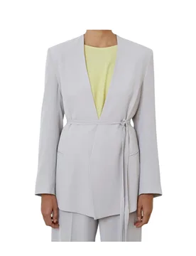 Giacca over Donna con cintura - MEIMEIJ - FashionsVida