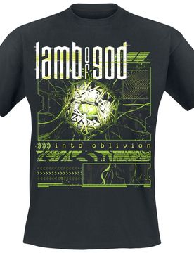 T-Shirt - Into Oblivion Glitch - S bis M - für Männer - Größe S - schwarz - Lizenziertes Merchandise! - Männer - male