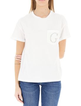 Guess T-shirt girocollo BIANCO S