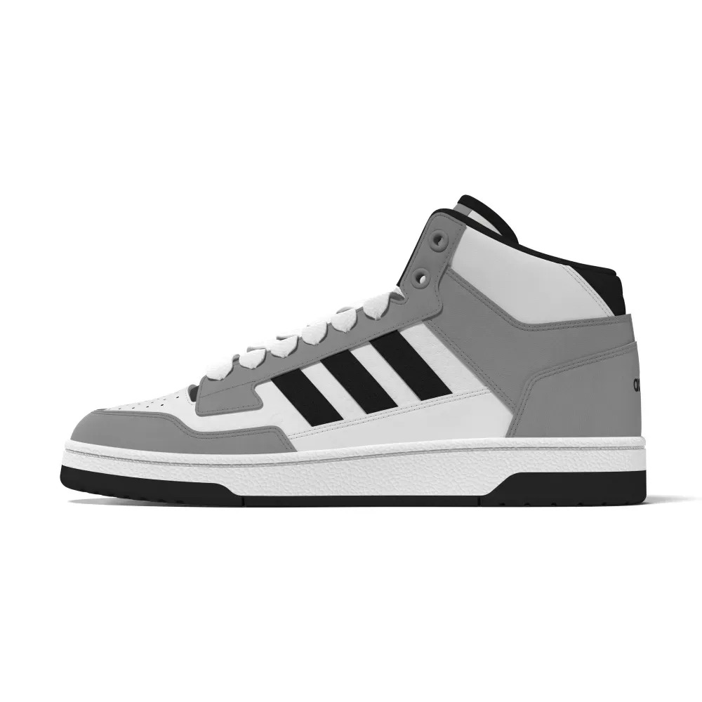 Sneaker Rapid Court Mid Grey Three / Core Black / Ftwr White EU 45 1/3 - Adidas - FashionsVida