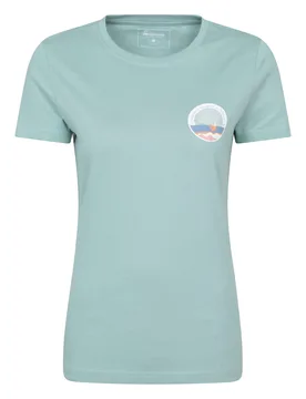 Cornwall Womens T-Shirt - Green - Green - Size: 10 - Mountain Warehouse - FashionsVida