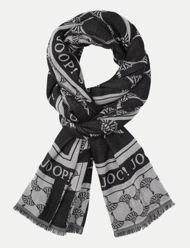 JOOP! Jacquard-Schal Schwarz
