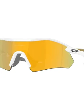 Lunettes De Soleil Polarisées Radar Plate Polished White Prizm 24K Polarized/CAT3 Homme - Oakley - FashionsVida