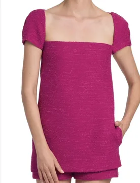 Pink Short Sleeved Romper Suit - Valentino Garavani - FashionsVida