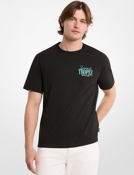 T-shirt saint tropez uomo nero