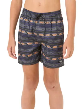 Pantaloncino Da Bagno Raw Energy Mesh Volley Washed Black 16 Anni