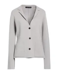 Strickjacke Damen Hellgrau M Damen