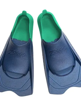 Short Blade Eco Swimming Fins Blue / Aqua UK 11-12 unisex - Zoggs - FashionsVida