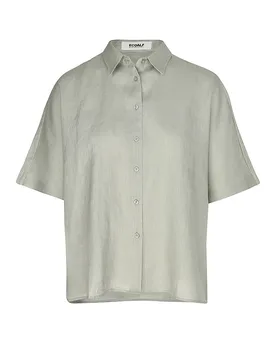 Camicetta di lino MELANIA verde XS - Ecoalf - FashionsVida
