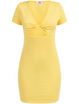 MYMO Vestido amarillo claro