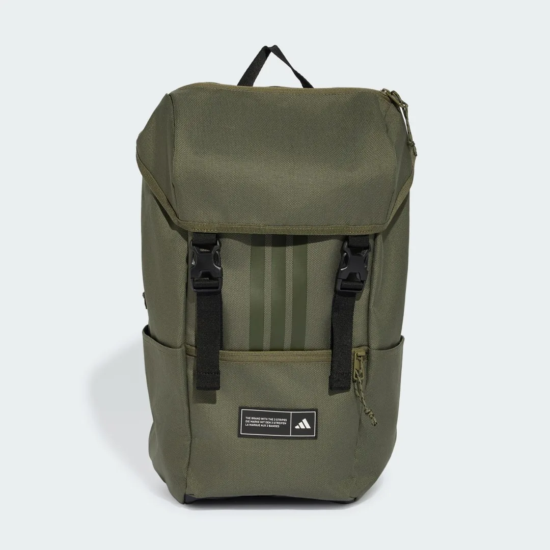 ZAINO 3 STRIPES FLAP 1 Taglia Olive Strata / Black - Adidas - FashionsVida