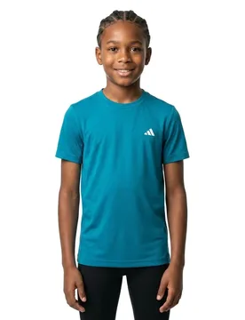 Club Tennis Short Sleeve T-shirt Signal Cyan 5-6 Years - Adidas - FashionsVida