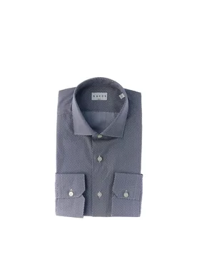 Camicia slim fit BLU SCURO 39 - Xacus - FashionsVida