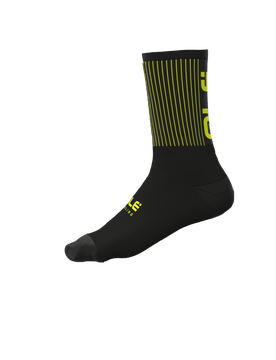 Calzini invernali 18 cm PRIMALOFT FENCE nero giallo fluo 2023