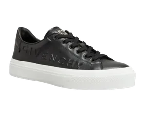 Givenchy Black Leather Trainers