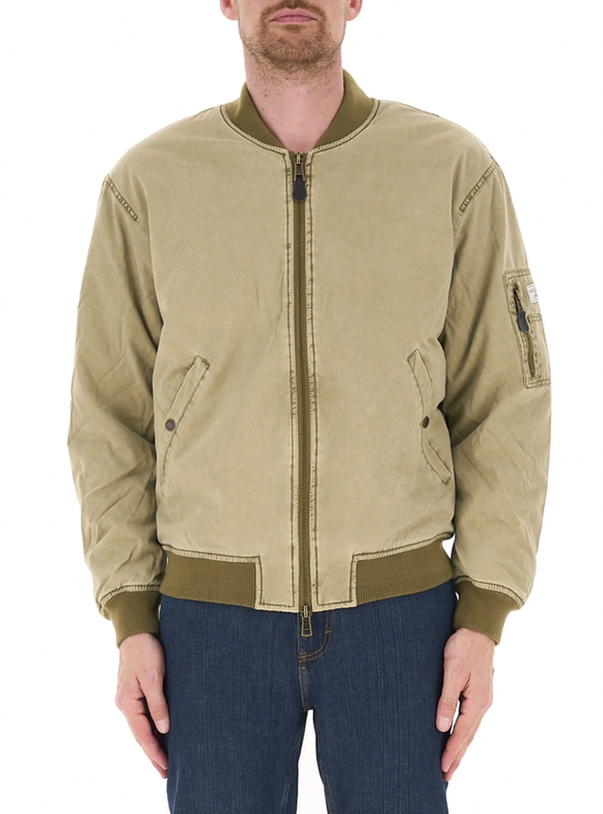 Giubbino bomber CAMMELLO L - Guess Jeans - FashionsVida