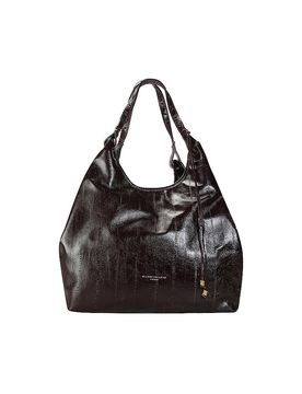 Bolso de piel - Hobo Bag DUA Large rojo oscuro