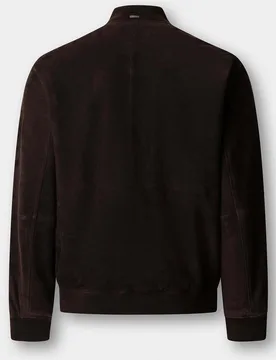 Chaqueta de hombre bomber de ante - Hackett - FashionsVida