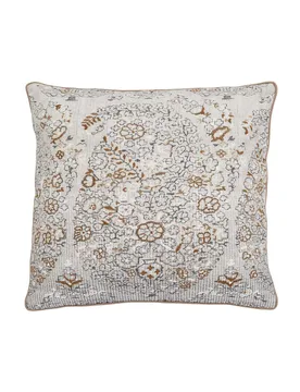 Alba/Maira Pure Cotton Cushion Cream Mix - Bedeck of Belfast - FashionsVida