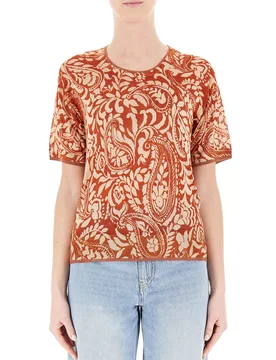 Maglia maniche corte LIU JEANS ARANCIO INTENSO S - Liu jo - FashionsVida