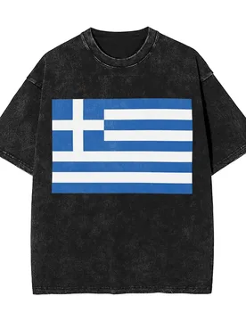 Greek Flag Greece Hellas Hellenic  Men T Shirt Washed Funny T Shirt Short Sleeve O Collar T-Shirts Pure Cotton Plus Size Clothes - Aliexpress - FashionsVida