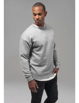 T-shirt à Manches Longues Sweat Big Gray China 4XL - Urban classics - FashionsVida