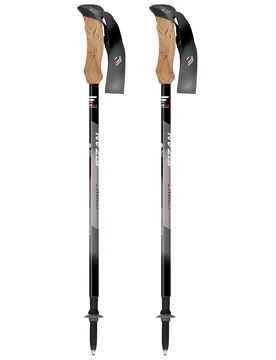 Bâtons de trekking - Compact Grey en Aluminium - Gris - Fizan - FashionsVida