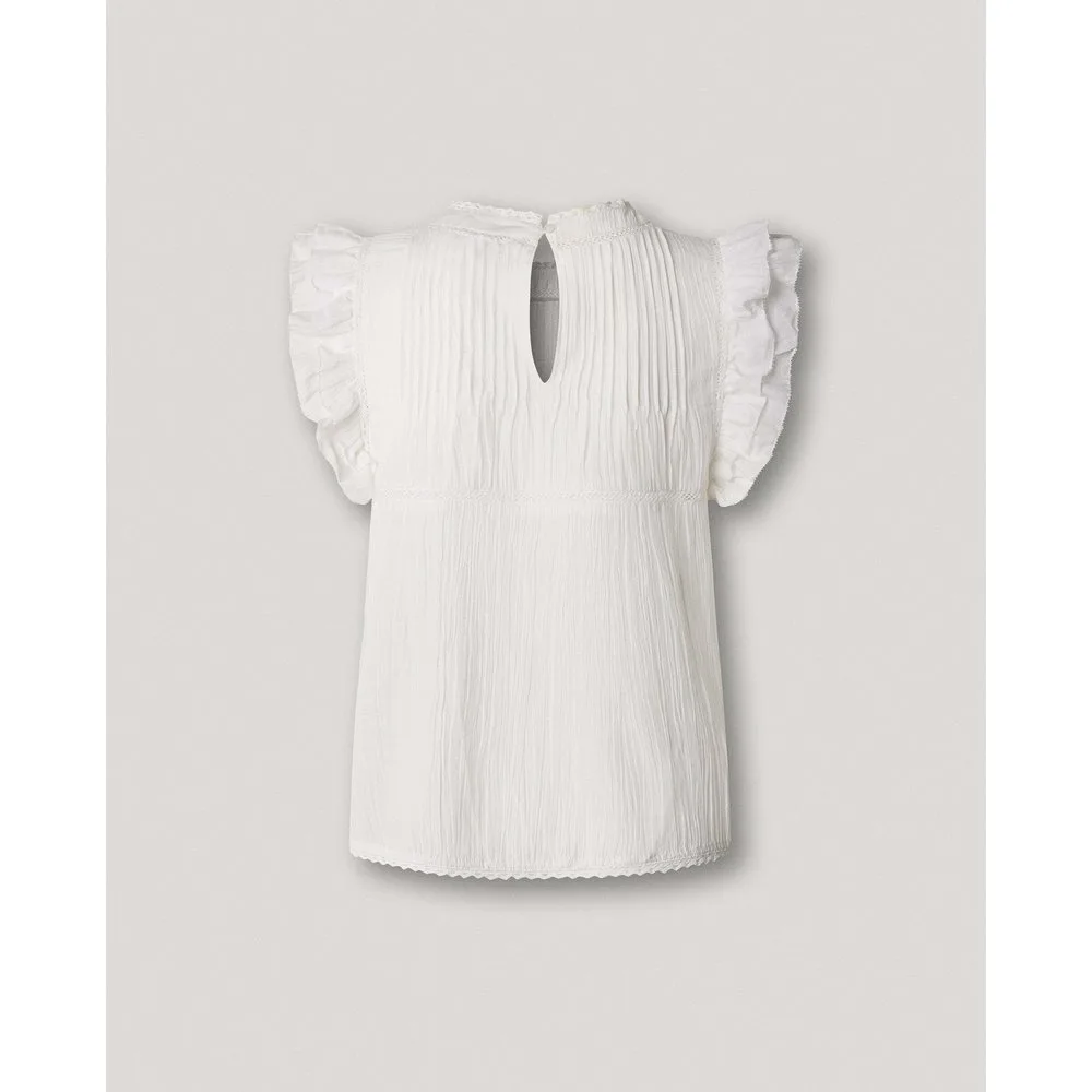Blusa de mujer con detalles plisados - Pepe Jeans - FashionsVida