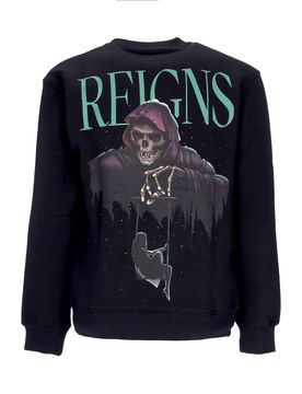 Felpa Girocollo Uomo Rockin Crewneck Black