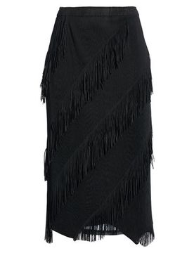 Midi-Rock Damen Schwarz 36 Damen