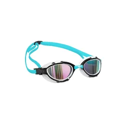 Triathlon Rainbow Mirror Swimming Goggles Azure One Size Men,Women