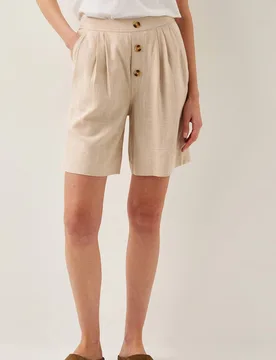 Women's Lucy Longline Shorts Natural Size: XL - Natural - Size: XL - Monsoon - FashionsVida