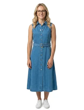 Robe Sans Manches 21010863 Medium Wash S