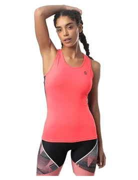 Maglietta Senza Maniche Recovery Flamingo Pink / Midnight Black - Siroko - FashionsVida