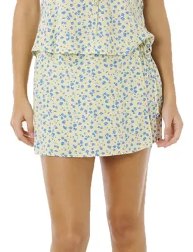 Jupe Courte Surf Side Light Yellow S